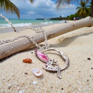 Moon Fairy Rhinestone Necklace